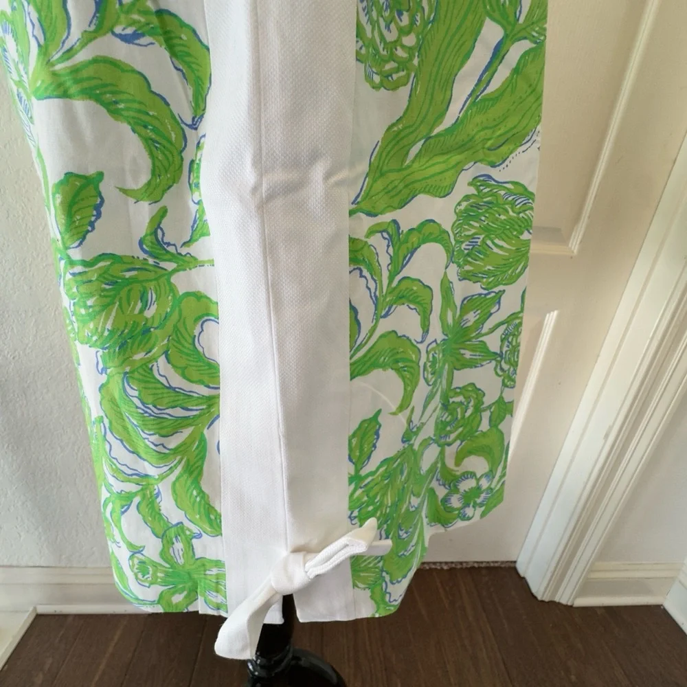 NWT Lilly Pulitzer Sz 6 Beckler Stretch Shift Dress Resort White Daffodil Hill - Picture 8 of 10